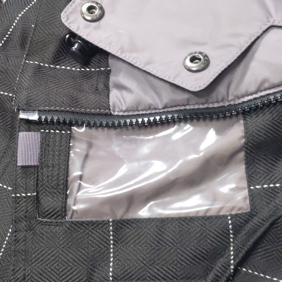 Burton Size L Dryride Dream Black Checkered Women's Ski Jacket Outdoor Winter - Picture 10 of 16